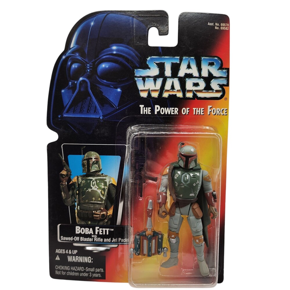 Kenner Star Wars Power of the Force Boba Fett Action Figure NIB 69582